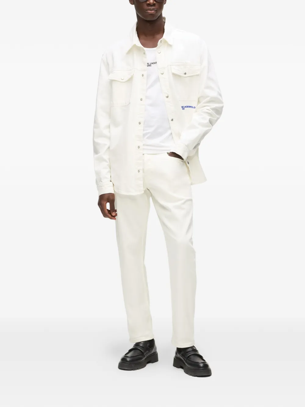 Karl Lagerfeld Jeans Katoenen jeans Wit