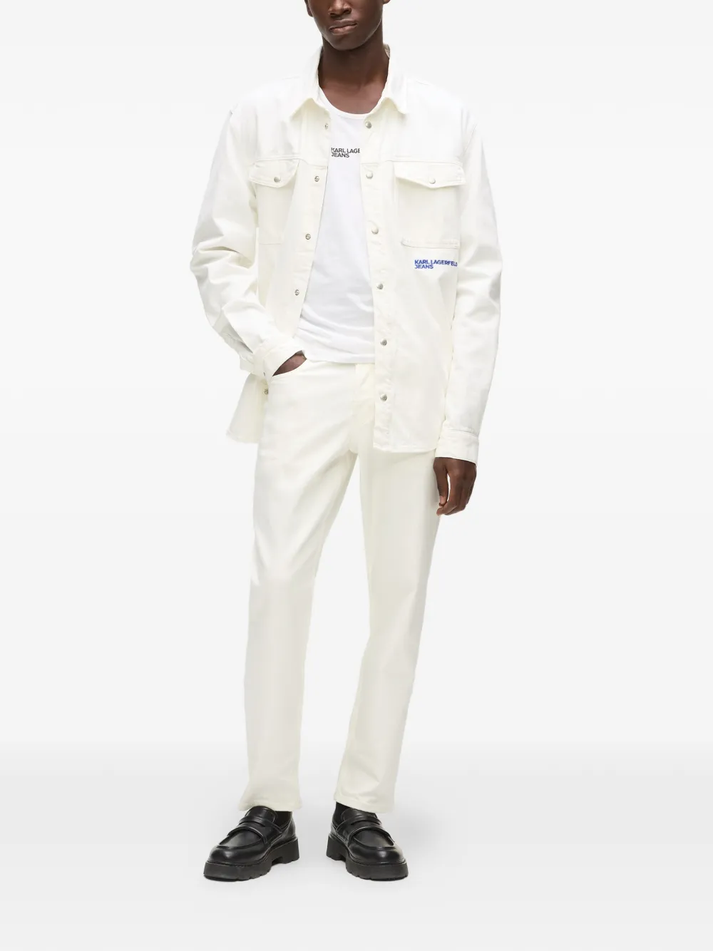 Karl Lagerfeld Jeans Katoenen jeans Wit