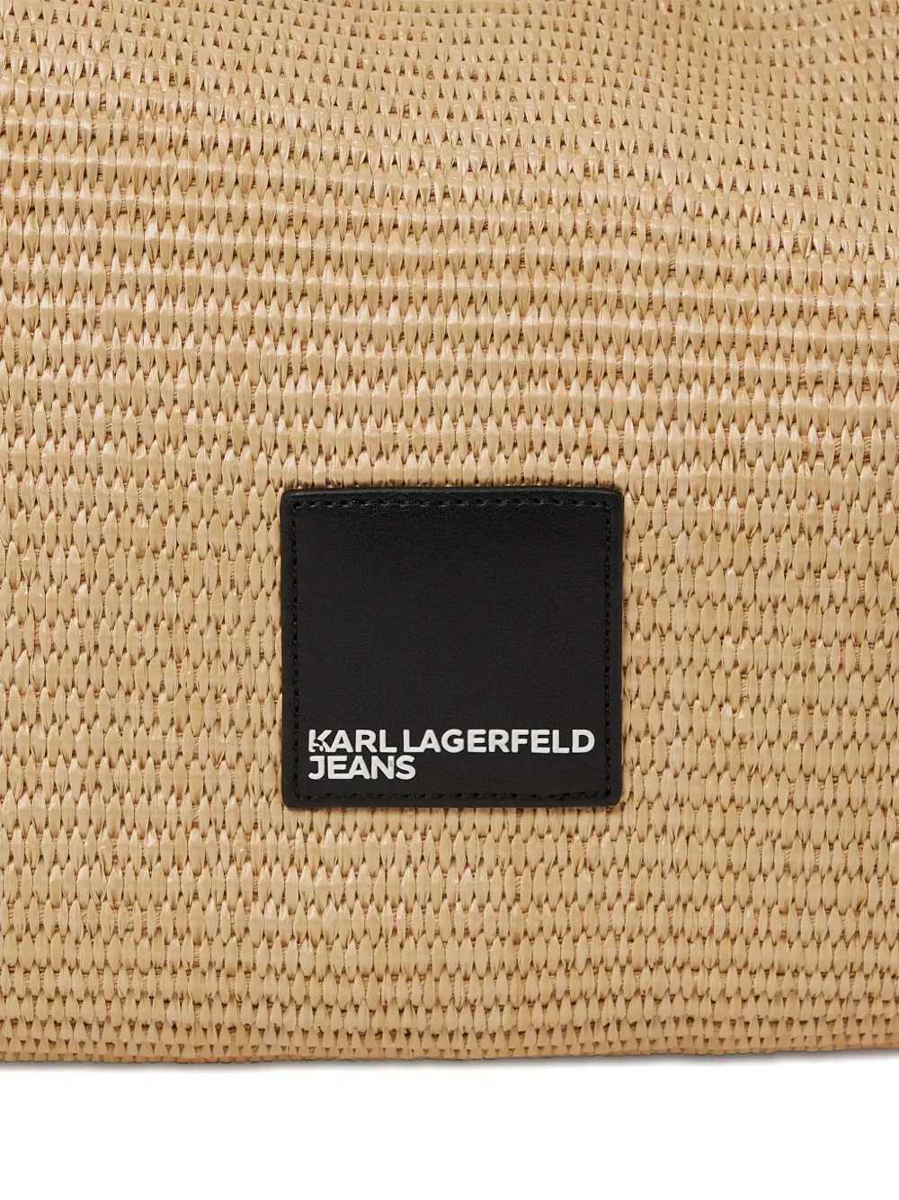 Karl Lagerfeld Jeans Schoudertas met logopatch Beige
