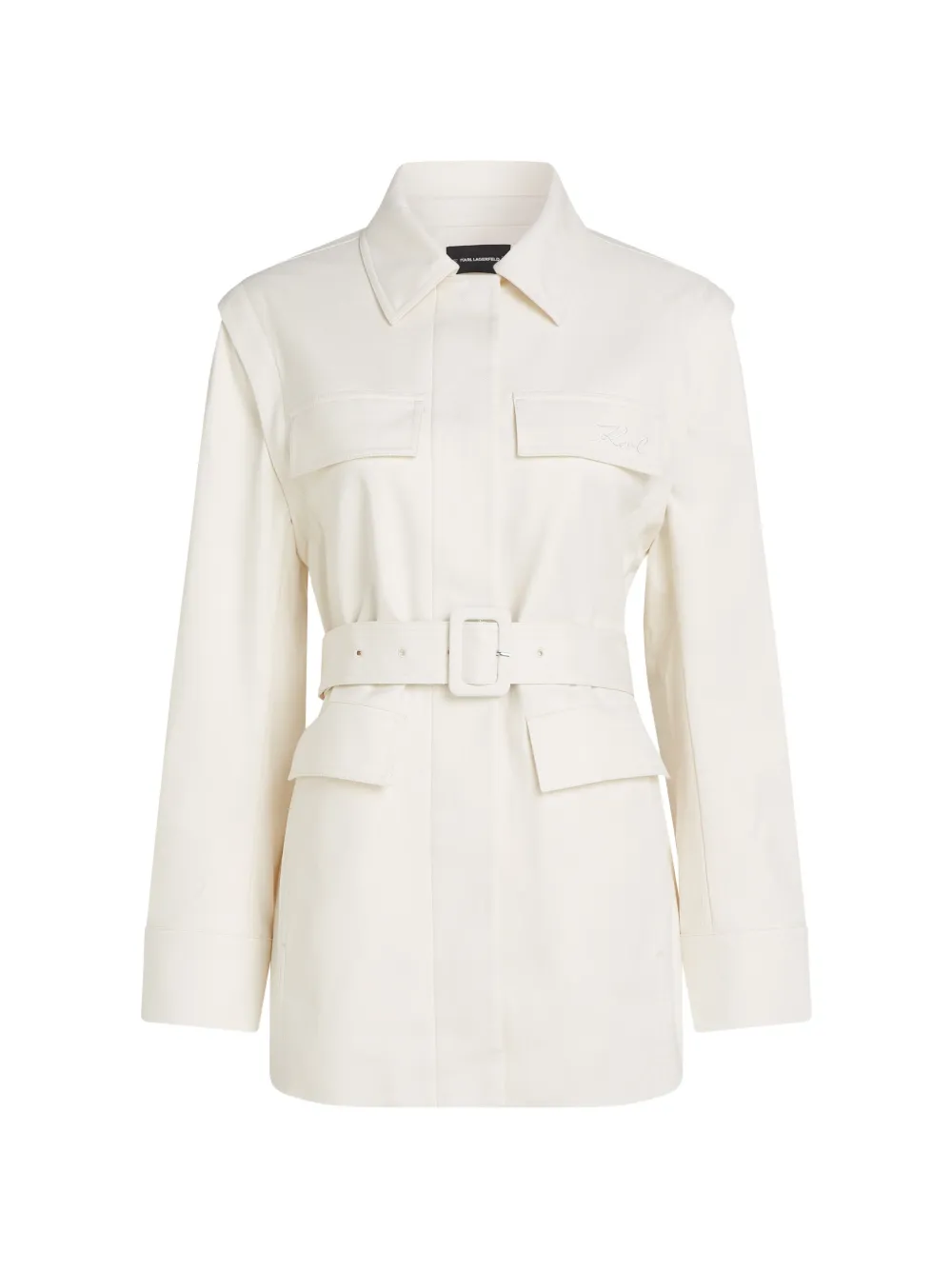 Karl Lagerfeld Trench con cintura - Toni neutri