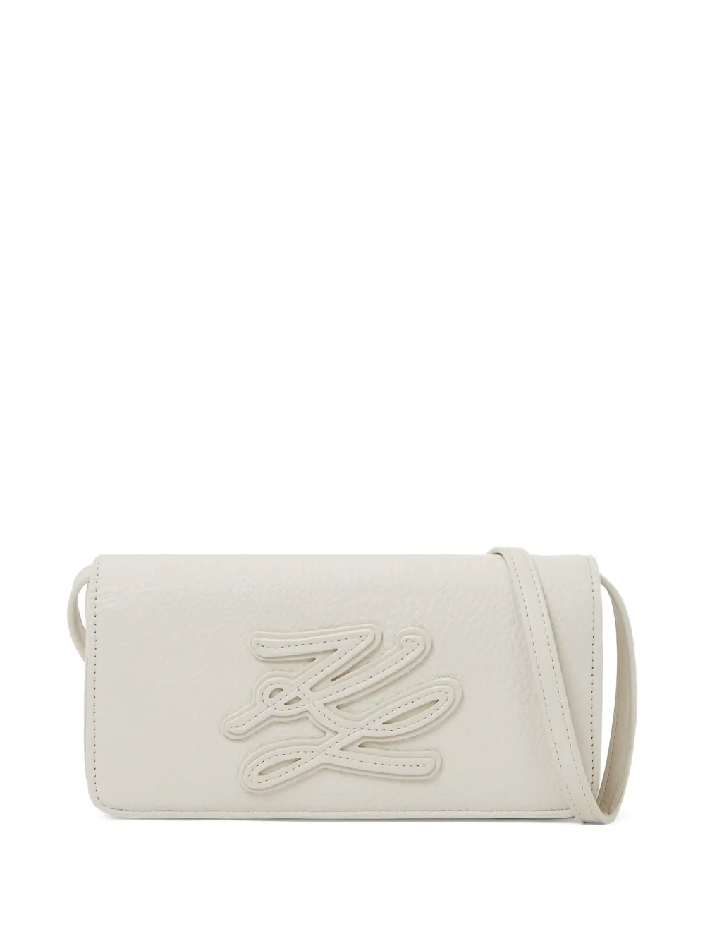 Karl Lagerfeld Borsa a tracolla K/Autograph mini - Toni neutri