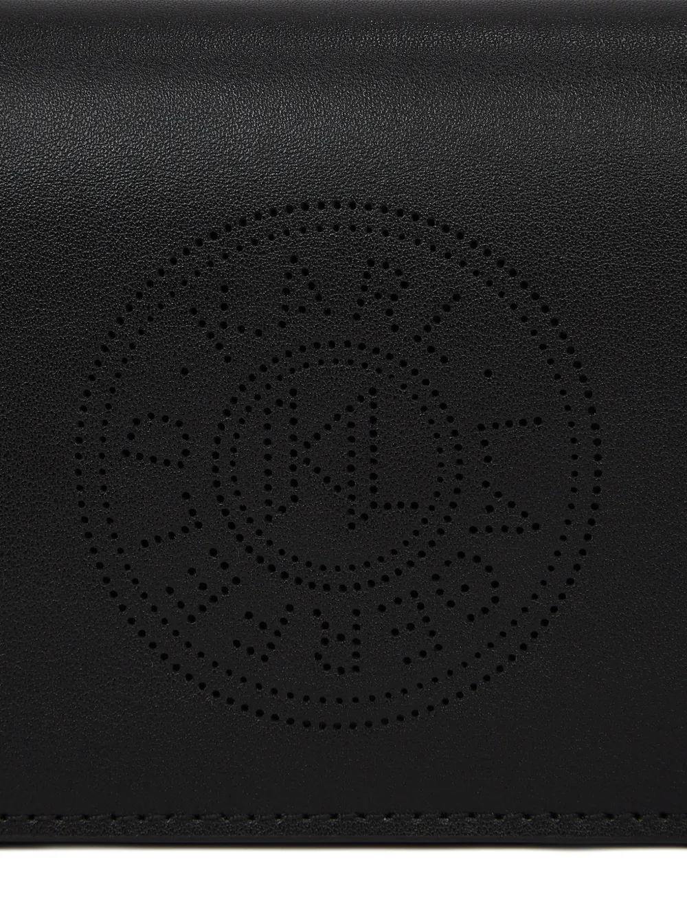 Karl Lagerfeld K Circle kleine leren crossbodytas Zwart