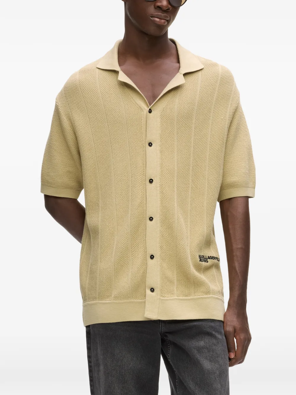 Karl Lagerfeld Jeans Overhemd Beige