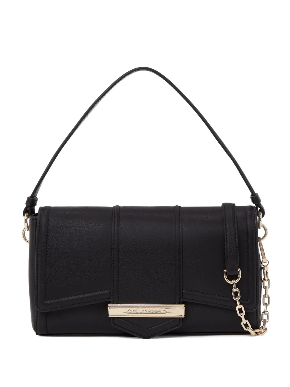 Karl Lagerfeld Borsa a tracolla K/Nova media in pelle - Nero