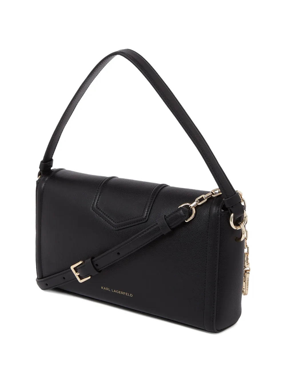 Karl Lagerfeld K Nova medium leren crossbodytas Zwart
