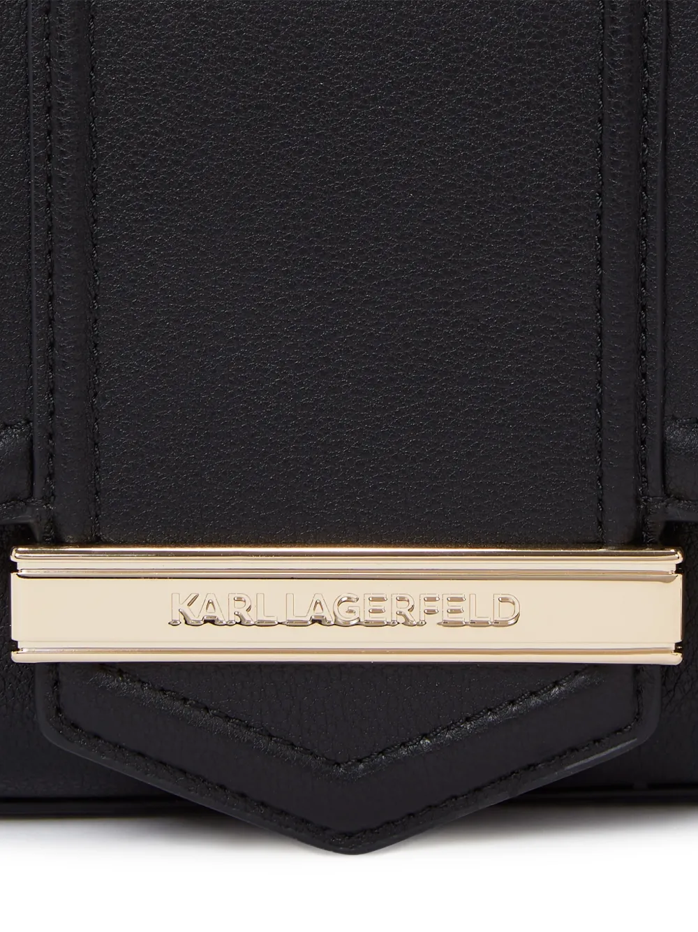 Karl Lagerfeld K Nova medium leren crossbodytas Zwart