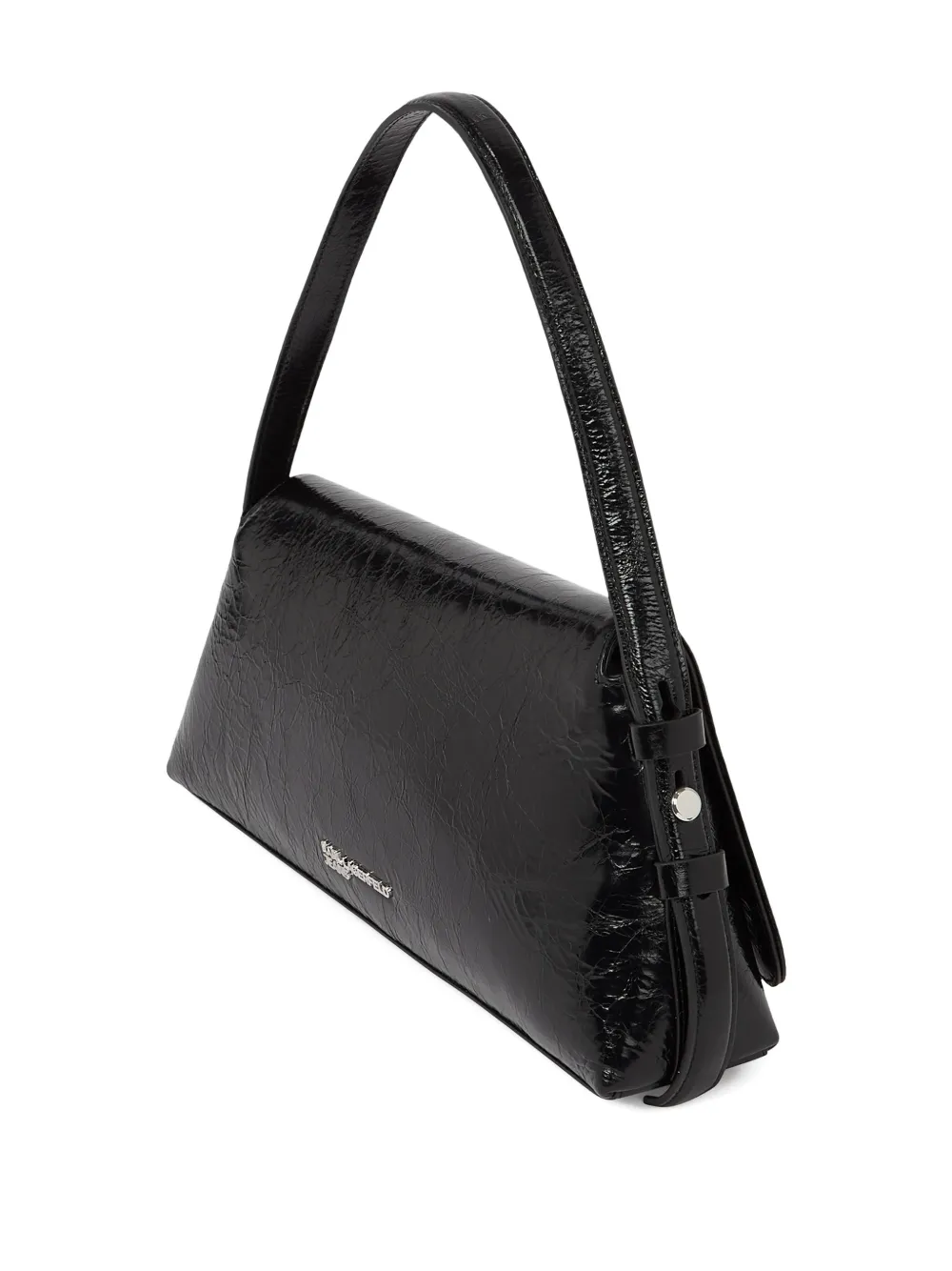  Karl Lagerfeld Jeans Geo Leather Shoulder Bag - Black 