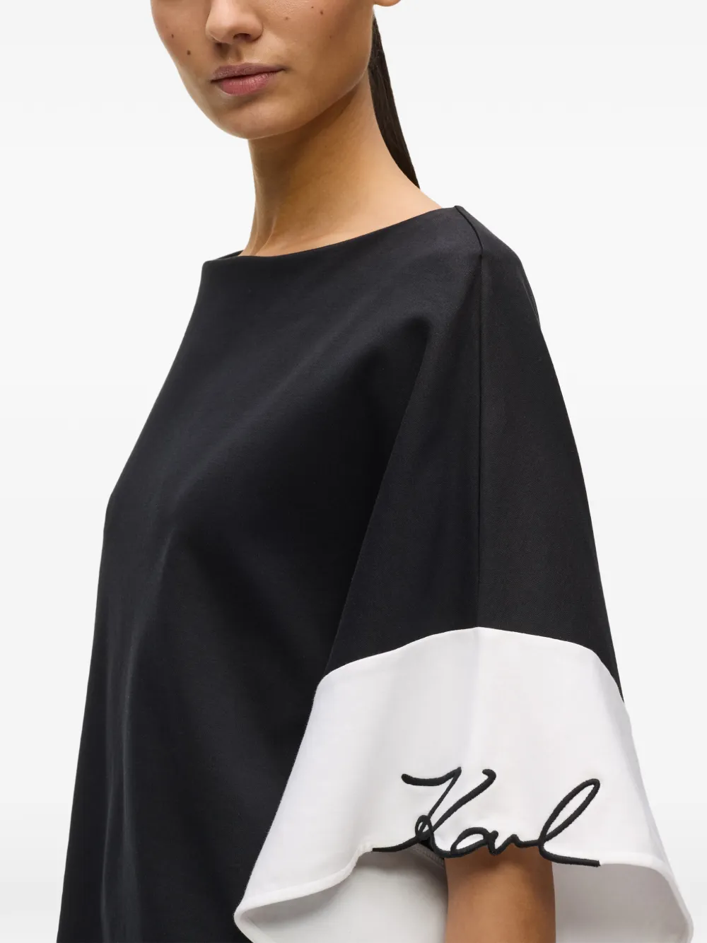 Karl Lagerfeld Top met kenmerkend detail Zwart