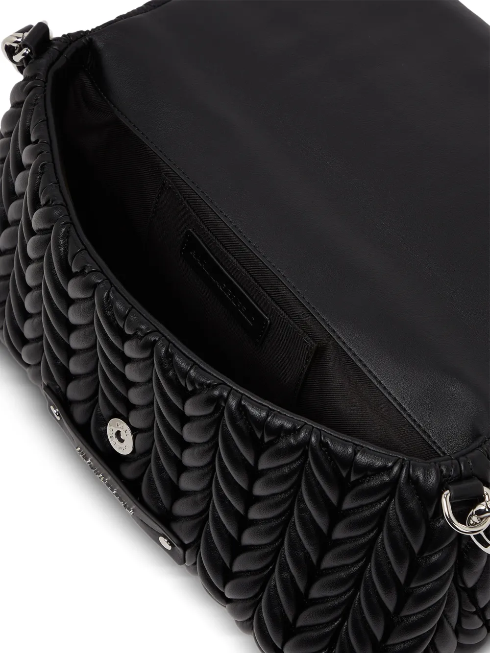 Karl Lagerfeld K Weave medium schoudertas Zwart