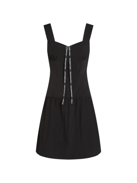 logo-detail mini dress