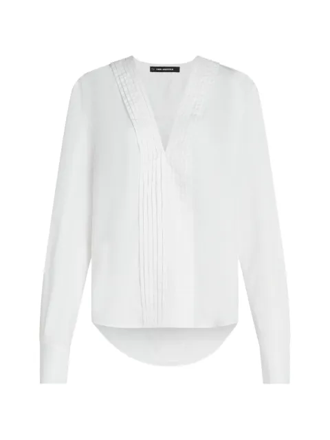 Karl Lagerfeld KL Studio V-neck blouse