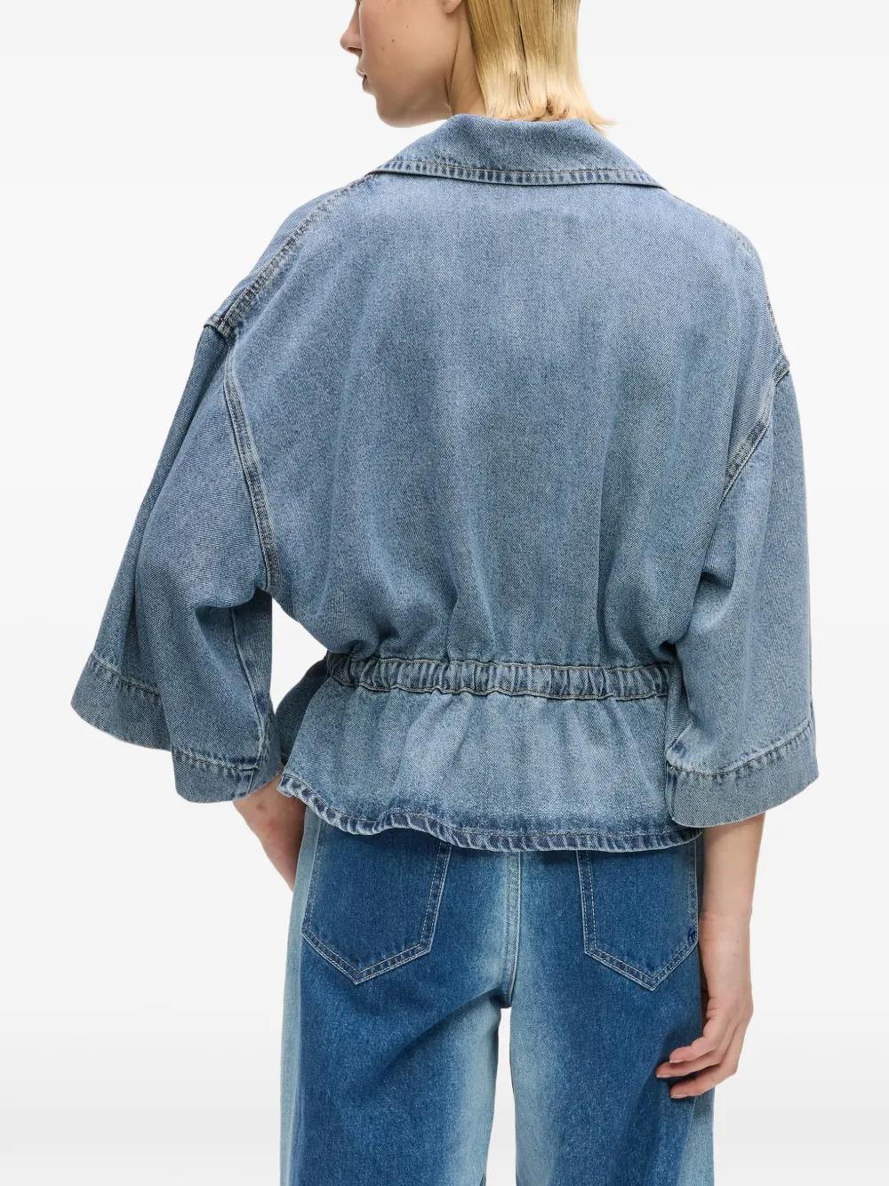 Karl Lagerfeld Jeans Gestrikte blouse Blauw
