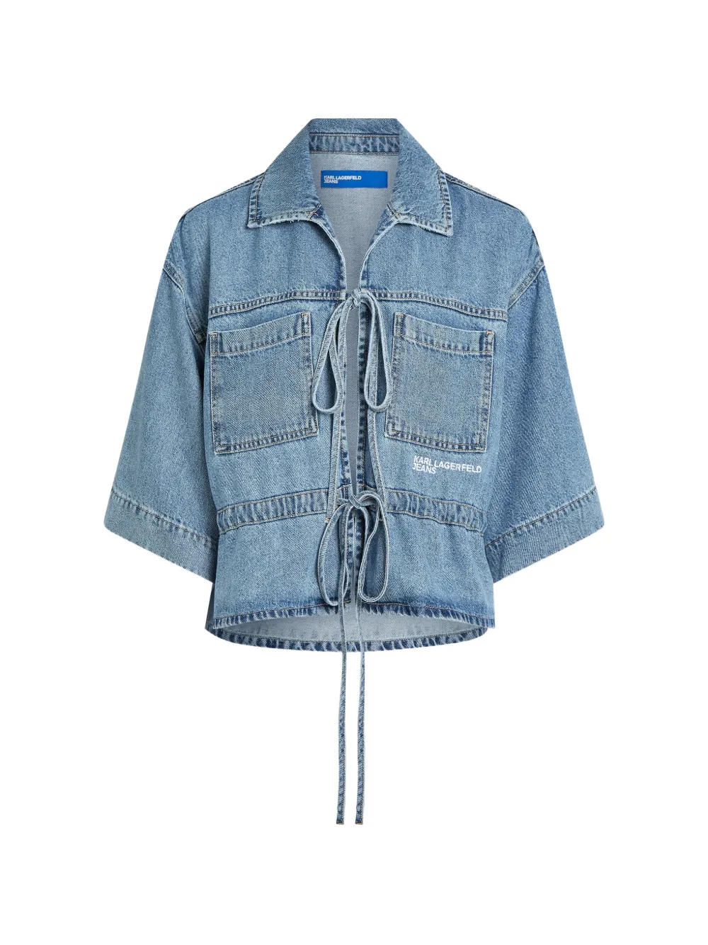 Karl Lagerfeld Jeans Blusa con fiocco