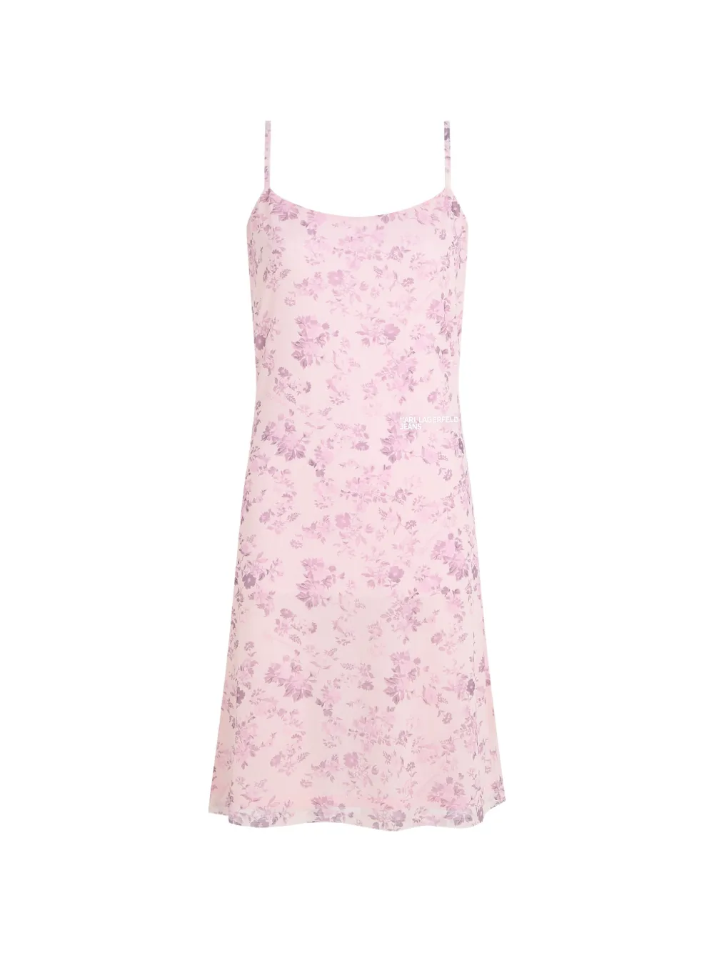 Karl Lagerfeld Jeans Abito mini con stampa floreale - Rosa