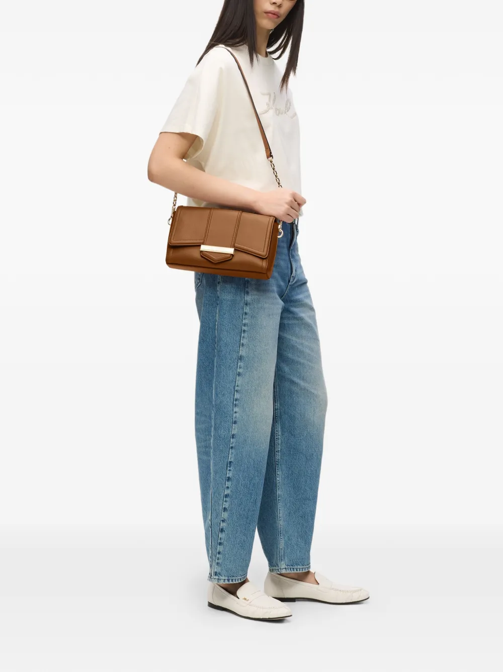  Karl Lagerfeld Borsa A Tracolla K/nova Media - Marrone 