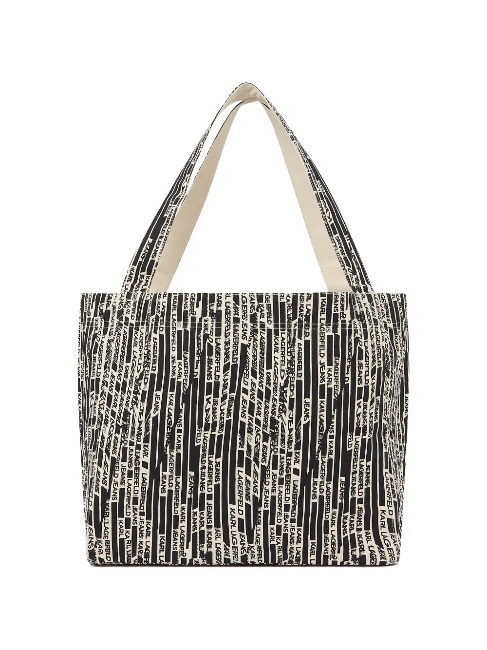 Karl Lagerfeld Jeans Borsa a spalla con stampa all-over - Nero