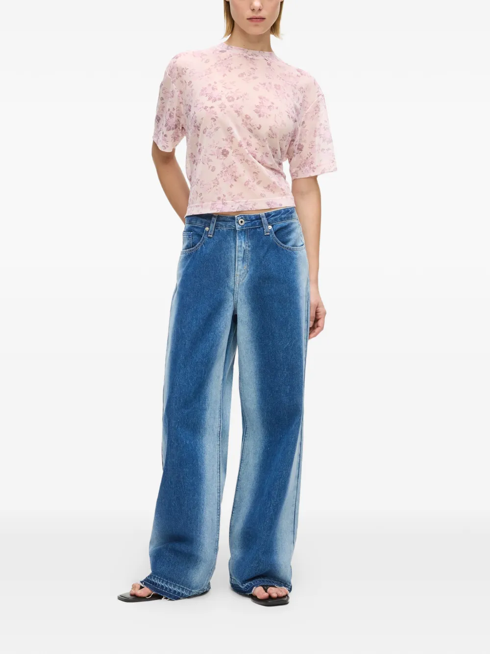  Karl Lagerfeld Jeans Ombre-effect Jeans - Blue 