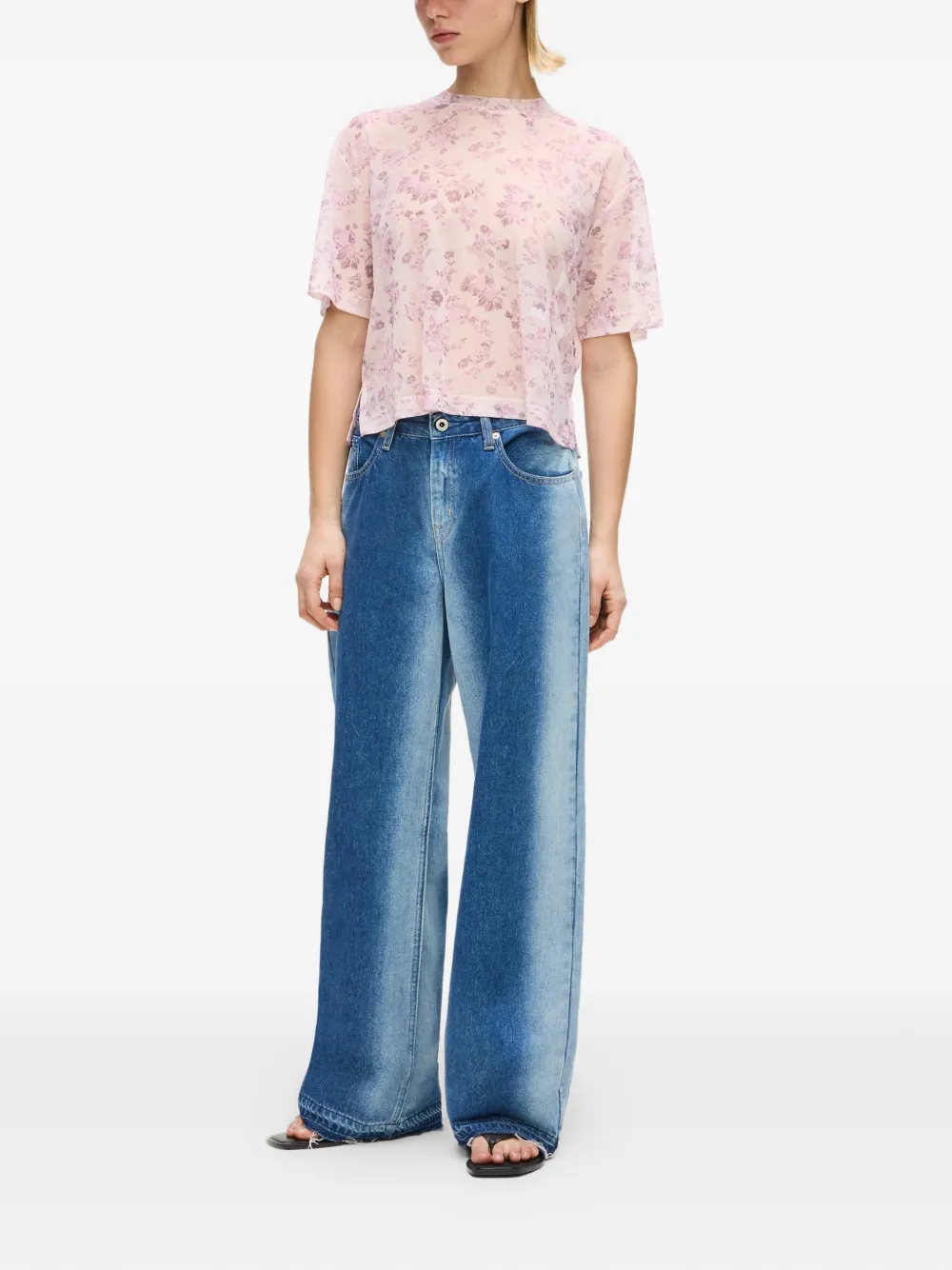  Karl Lagerfeld Jeans Ombre-effect Jeans - Blue 
