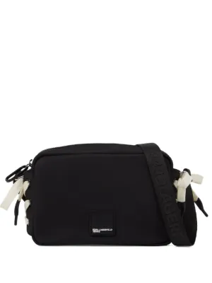 Karl Lagerfeld Ikon Crossbody Bag | Black | FARFETCH IN