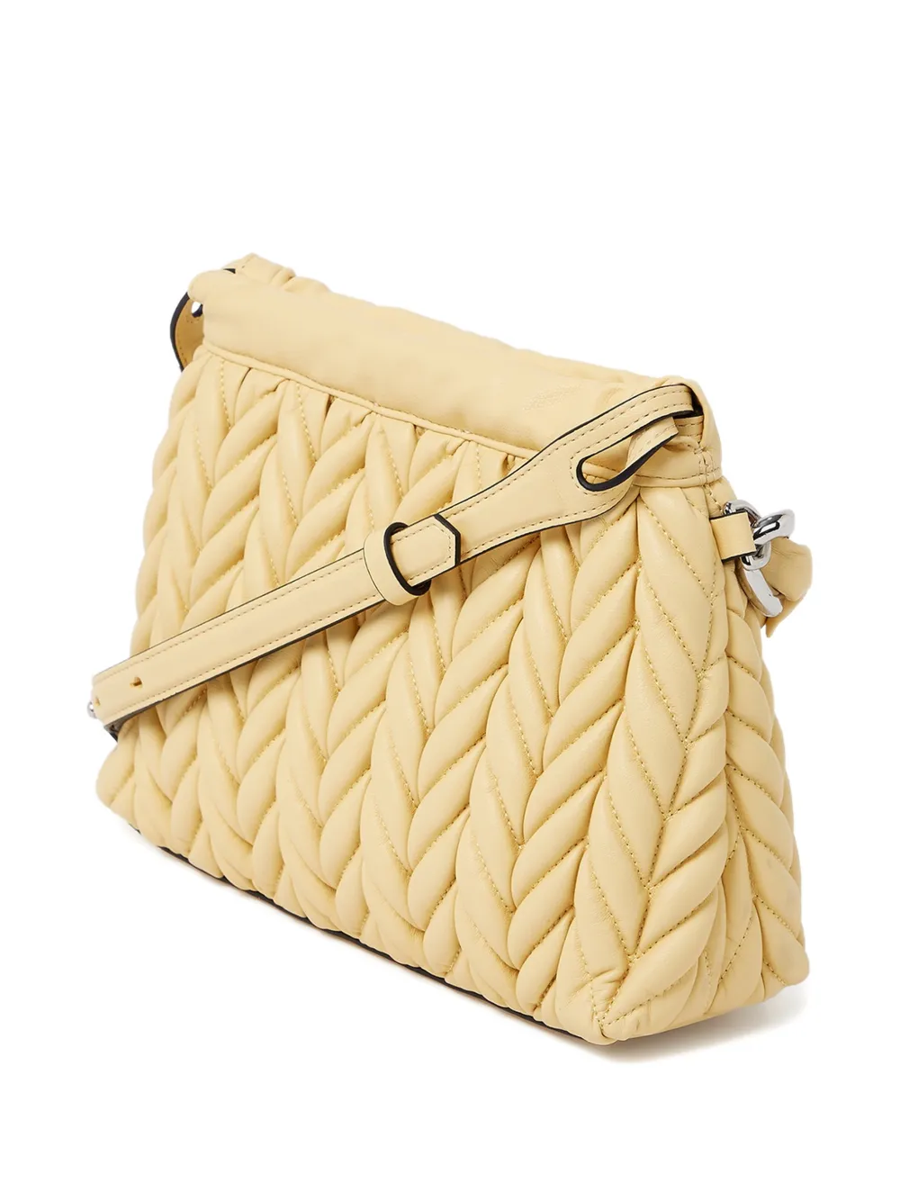  Karl Lagerfeld Small K/weave Cross Body Bag - Yellow 