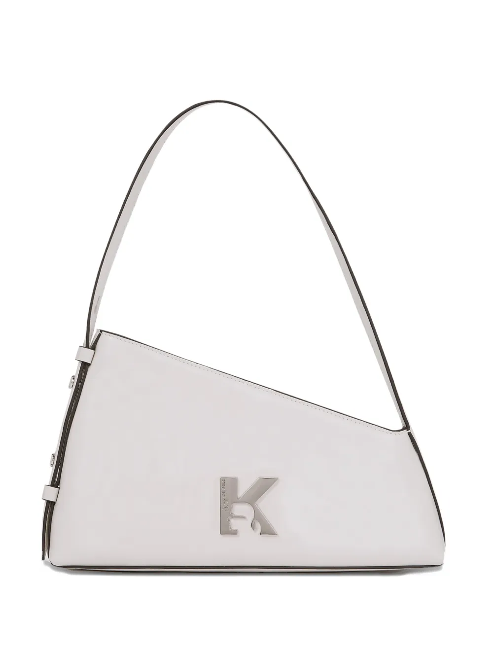 Karl Lagerfeld Jeans Borsa a spalla Geo in pelle - Bianco