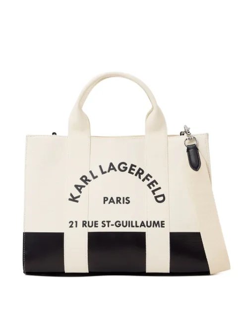 Karl Lagerfeld 미디엄 루 성 기욤 토트 백
