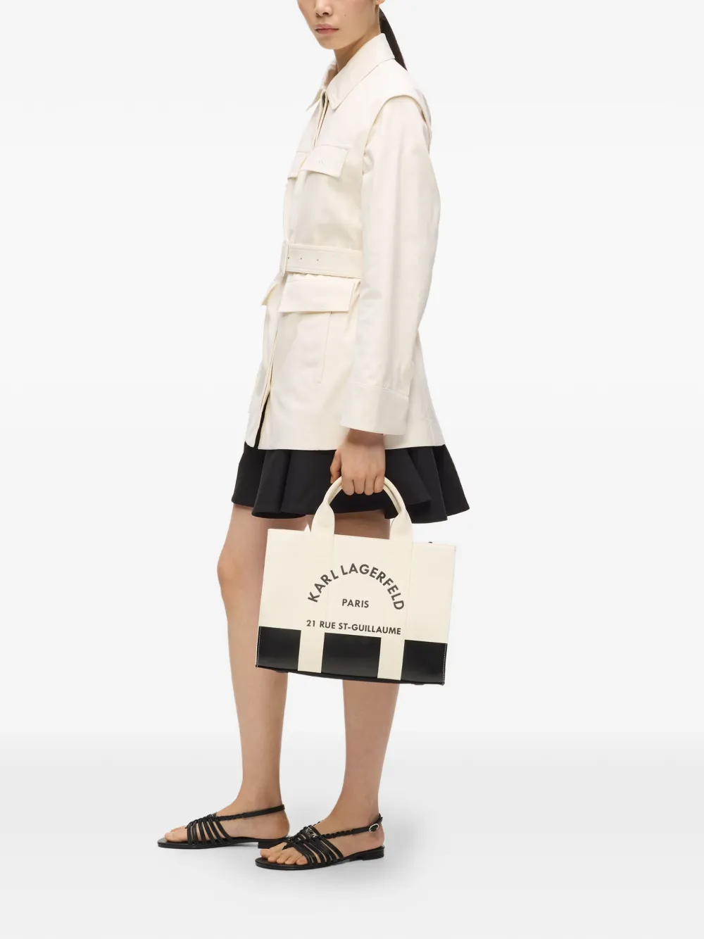 Karl Lagerfeld Medium Rue St-Guillaume shopper Beige