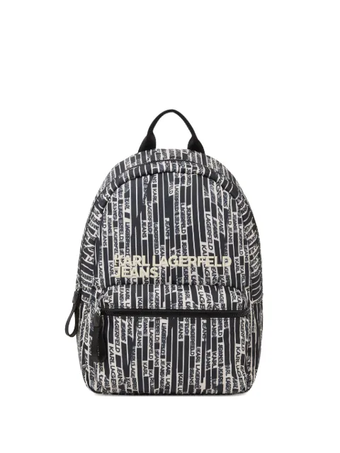 Karl Lagerfeld Jeans all-over print backpack