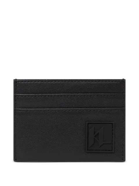 Karl Lagerfeld logo-patch card holder