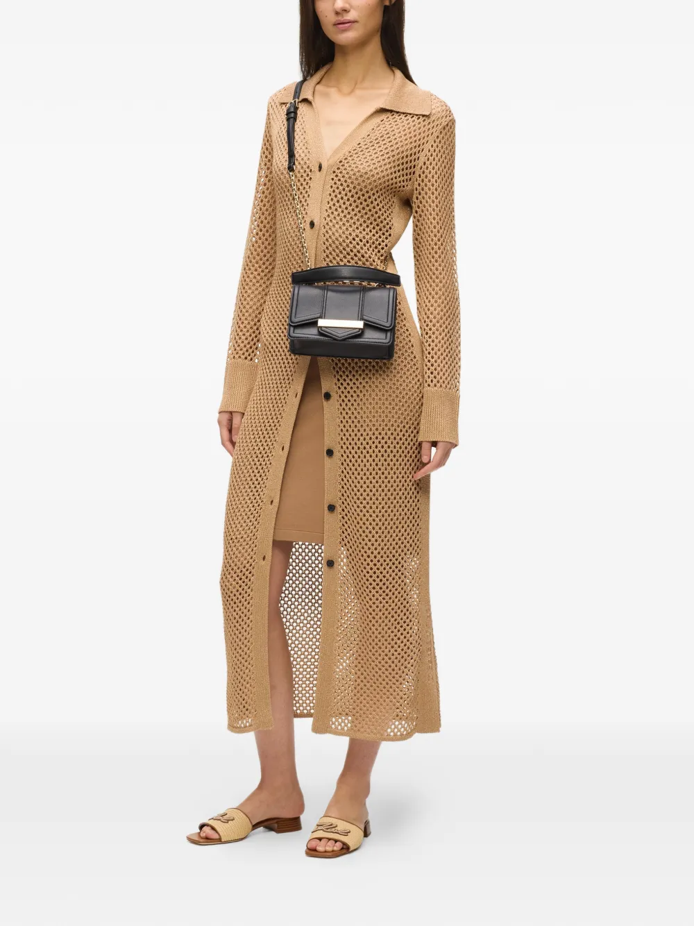small K/Nova leather cross body bag