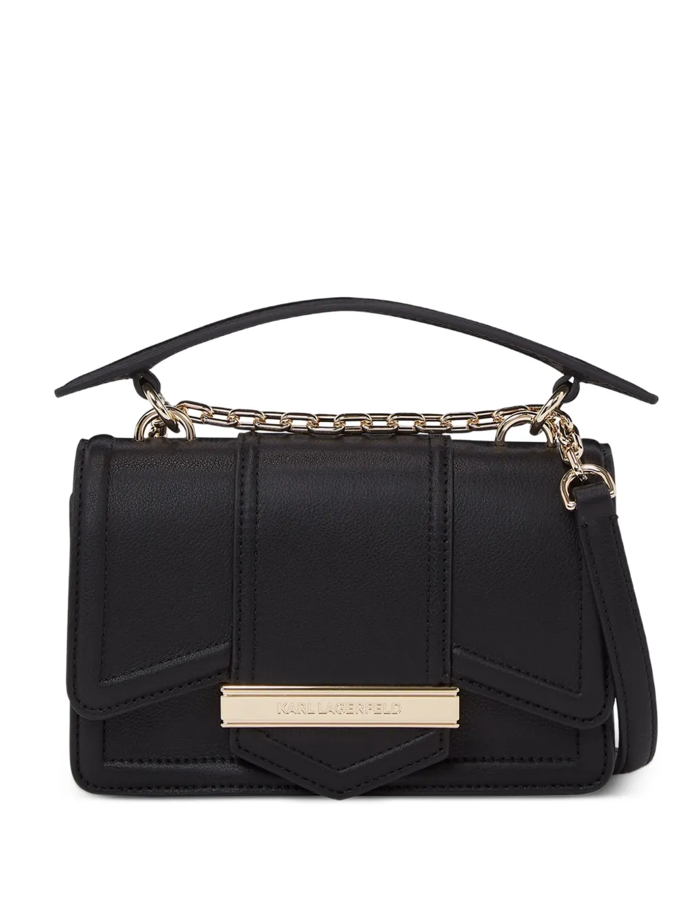 Karl Lagerfeld Borsa a tracolla K/Nova piccola in pelle - Nero