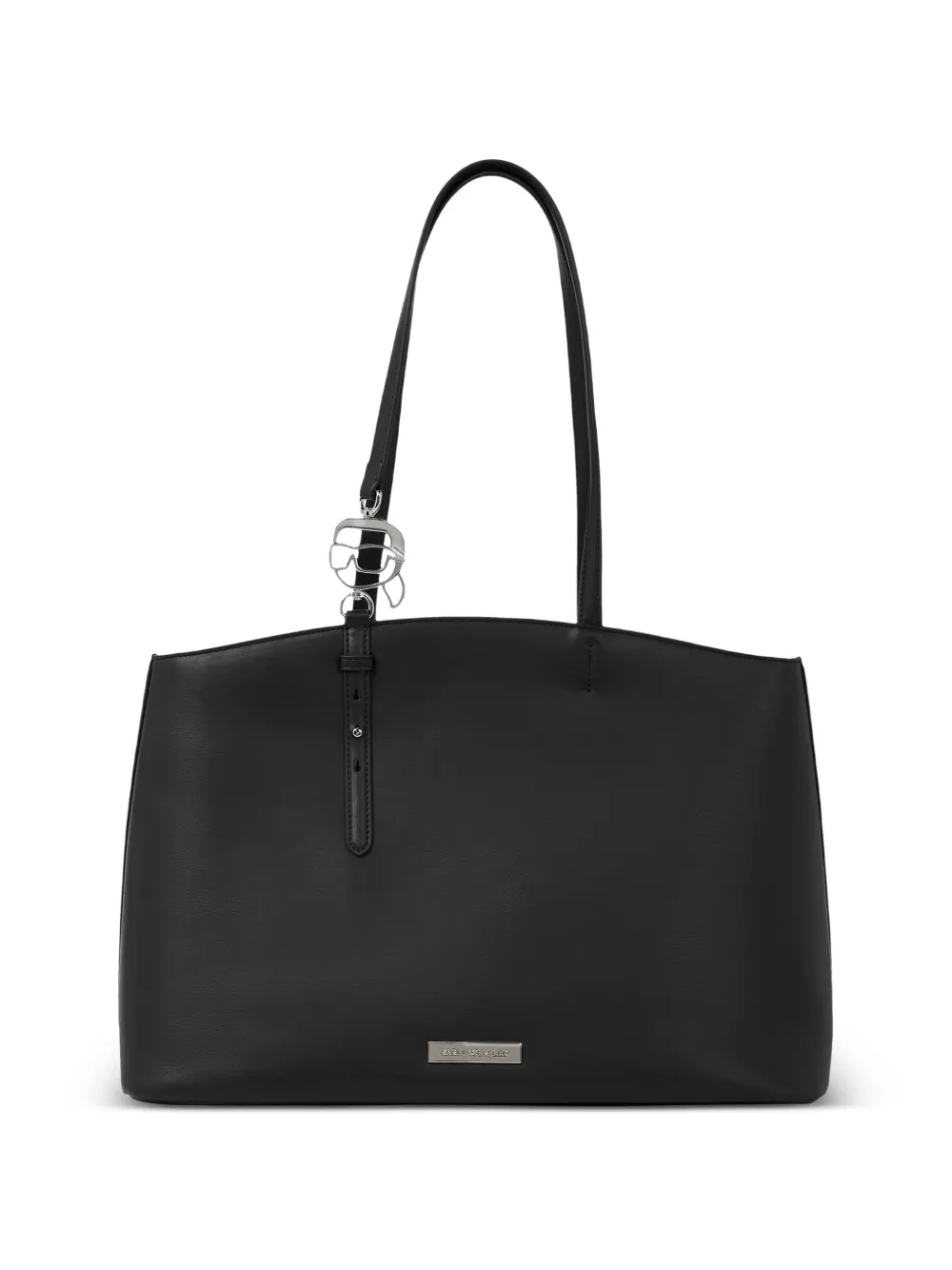 Karl Lagerfeld Borsa tote grande con tracolla regolabile - Nero