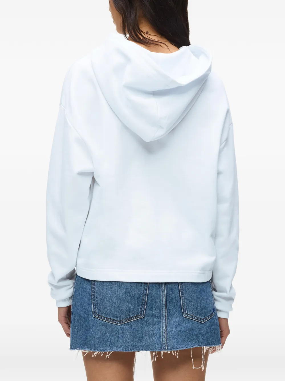 Karl Lagerfeld Jeans Hoodie met logo Wit