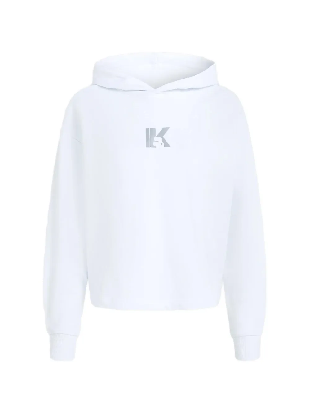 Karl Lagerfeld Jeans Hoodie mit Logo - Weiß
