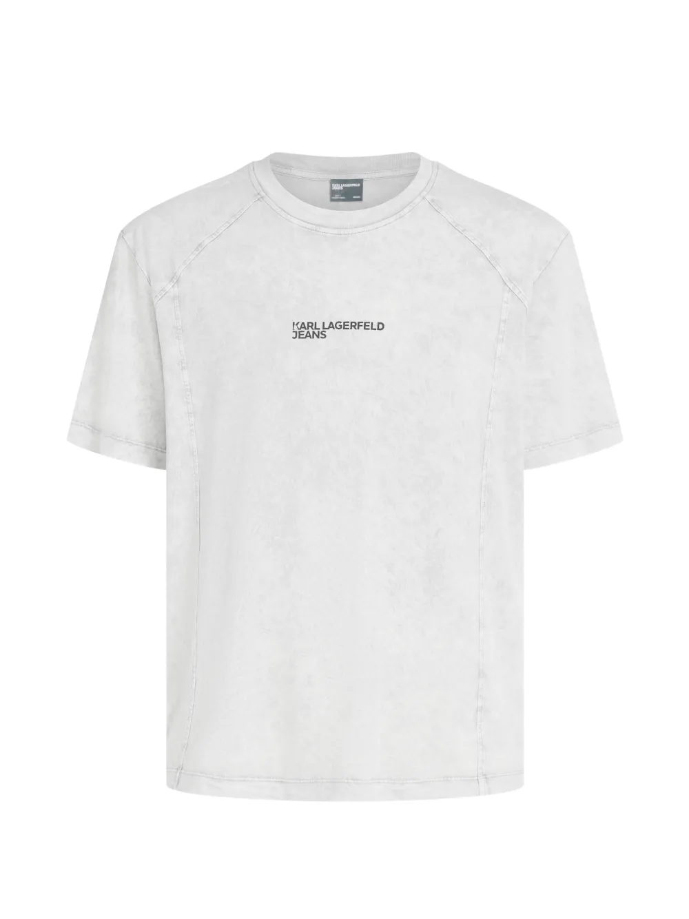Karl Lagerfeld Jeans T-Shirt mit rundem Ausschnitt - Grau