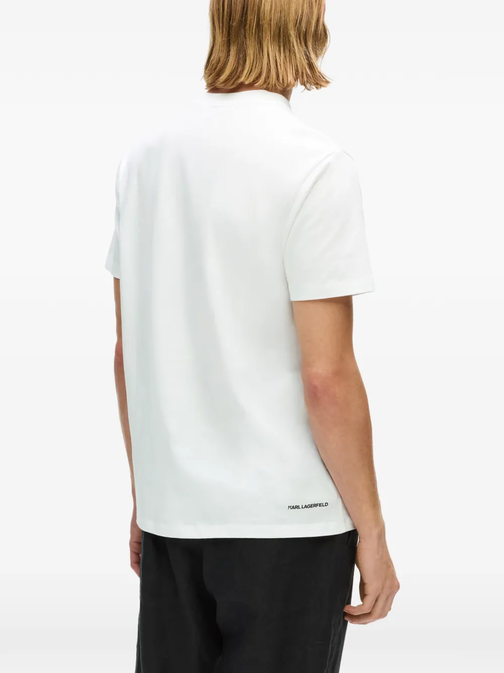 Karl Lagerfeld Logo Essential T-shirt Wit