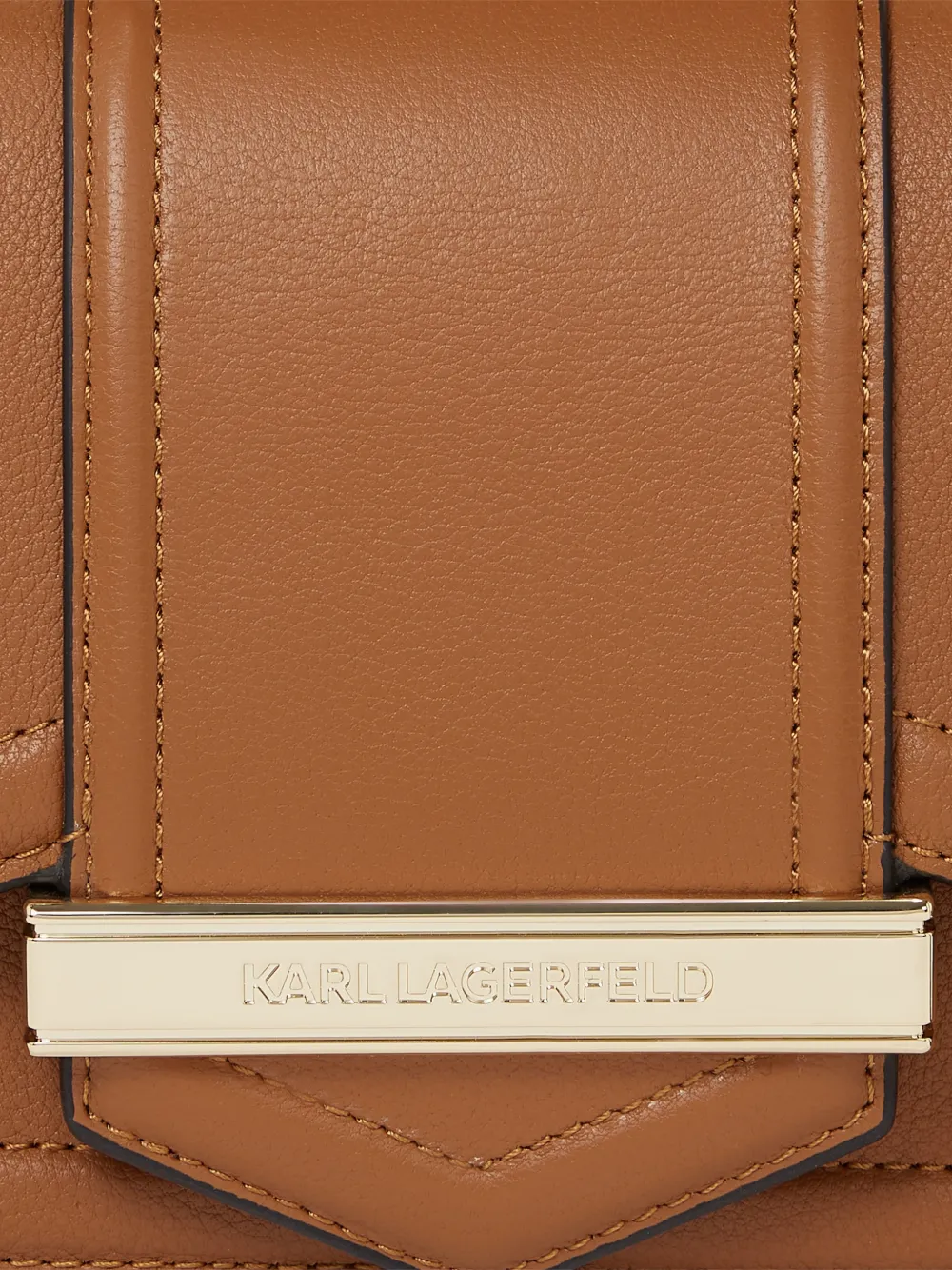 Karl Lagerfeld K Nova leren crossbodytas Bruin