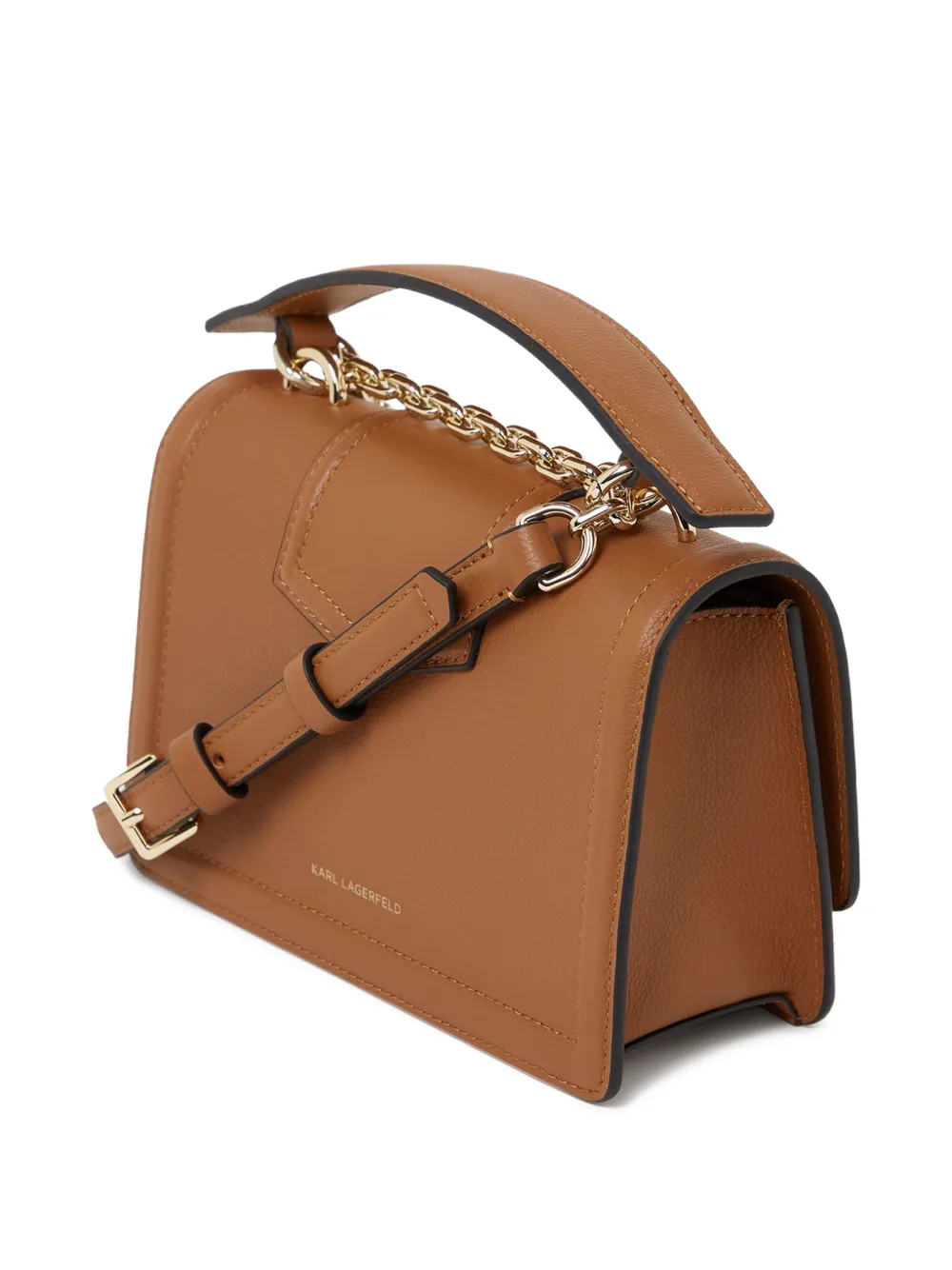 Karl Lagerfeld K Nova leren crossbodytas Bruin