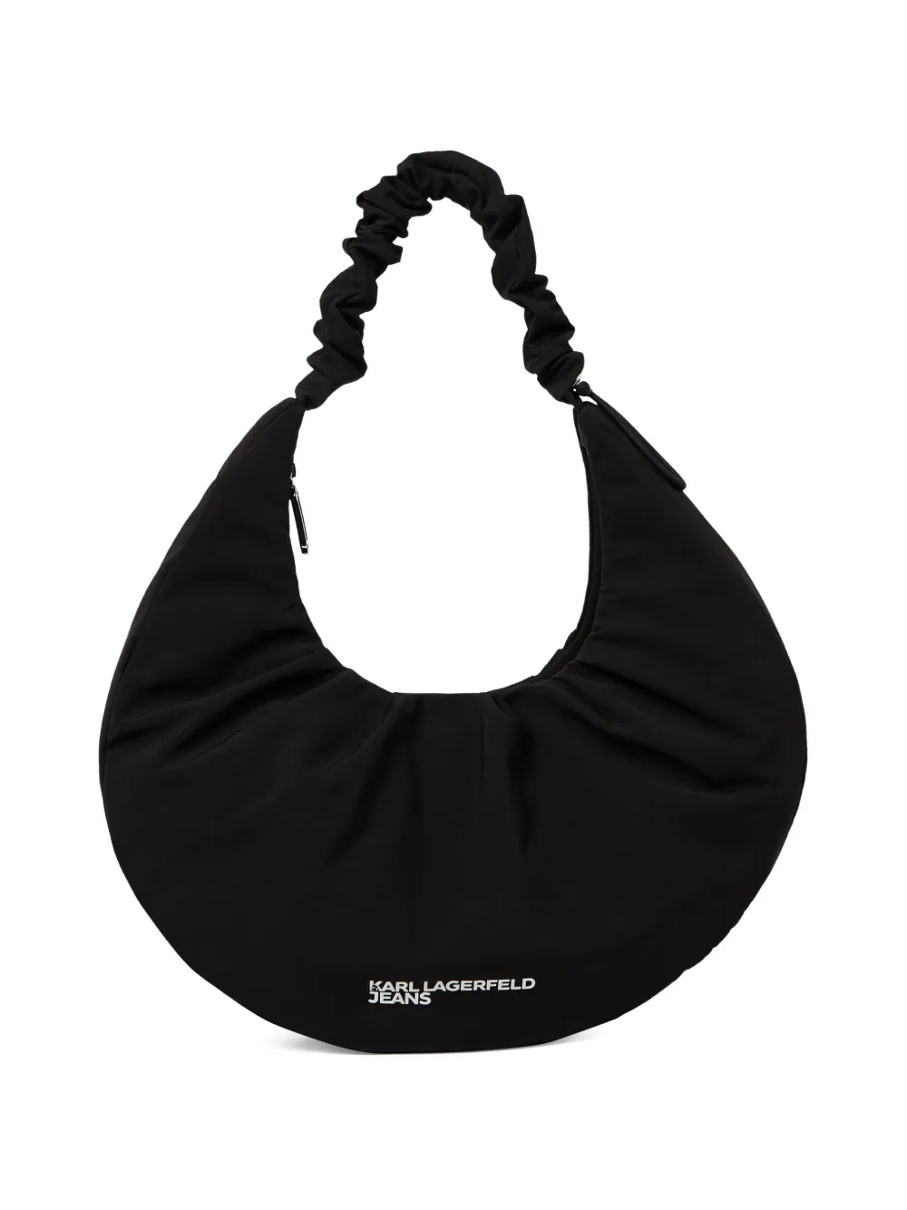 Karl Lagerfeld Jeans Borsa a spalla grande con stampa - Nero