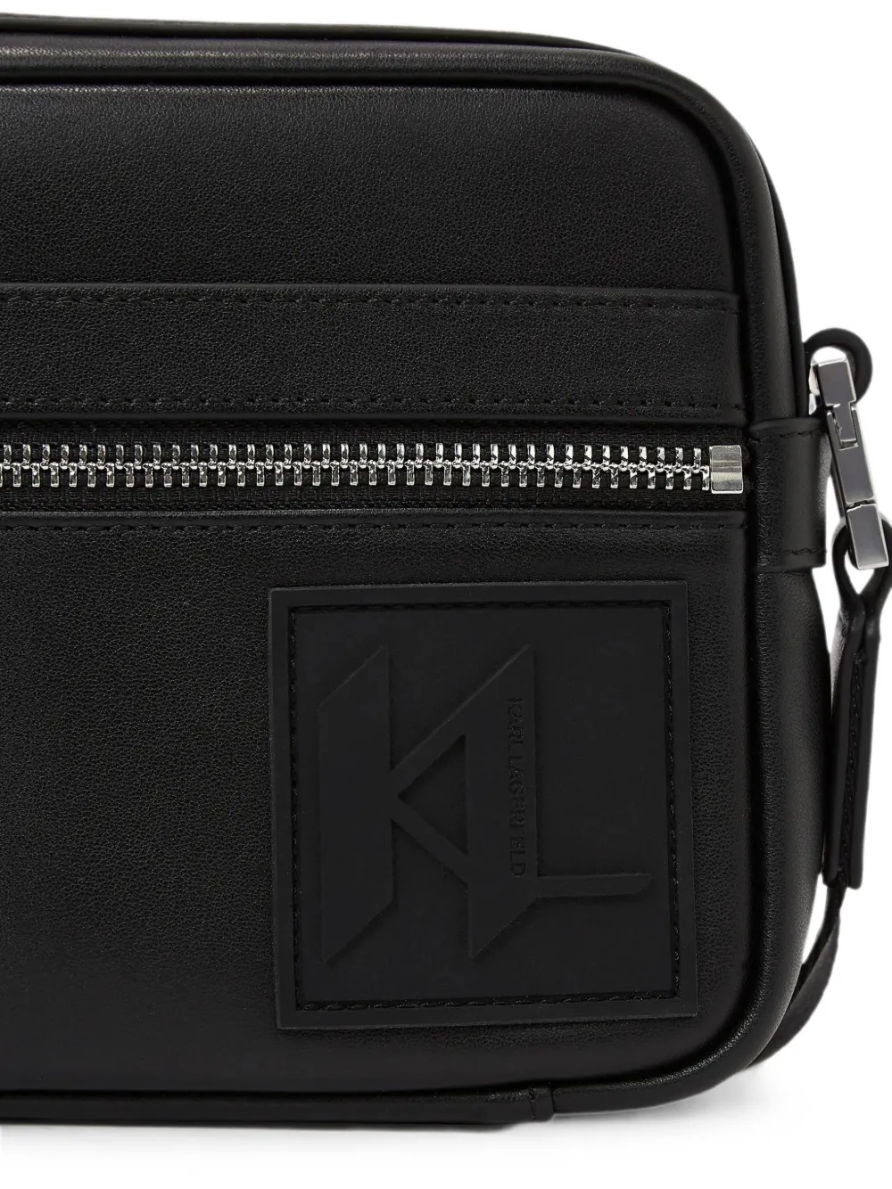 Karl Lagerfeld Messengertas met logopatch Zwart