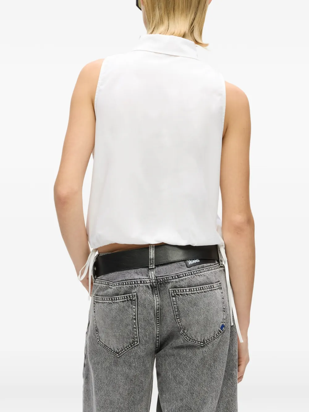 Karl Lagerfeld Jeans Blouse met korte mouwen Wit
