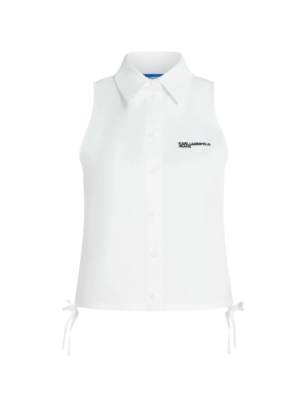 Karl Lagerfeld Jeans Blusa smanicata - Bianco