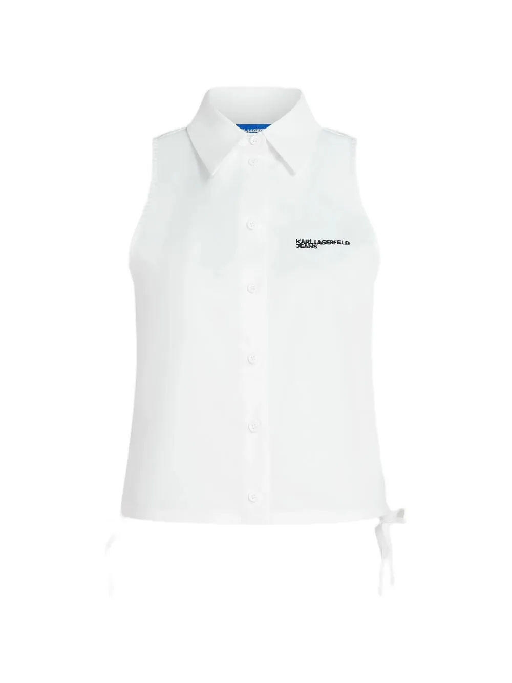 Karl Lagerfeld Jeans Blouse met korte mouwen Wit