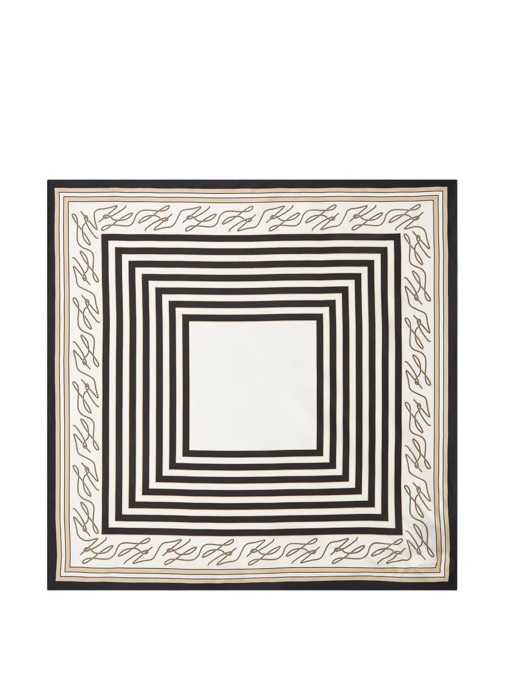 Karl Lagerfeld Foulard K/Autograph in seta - Toni neutri