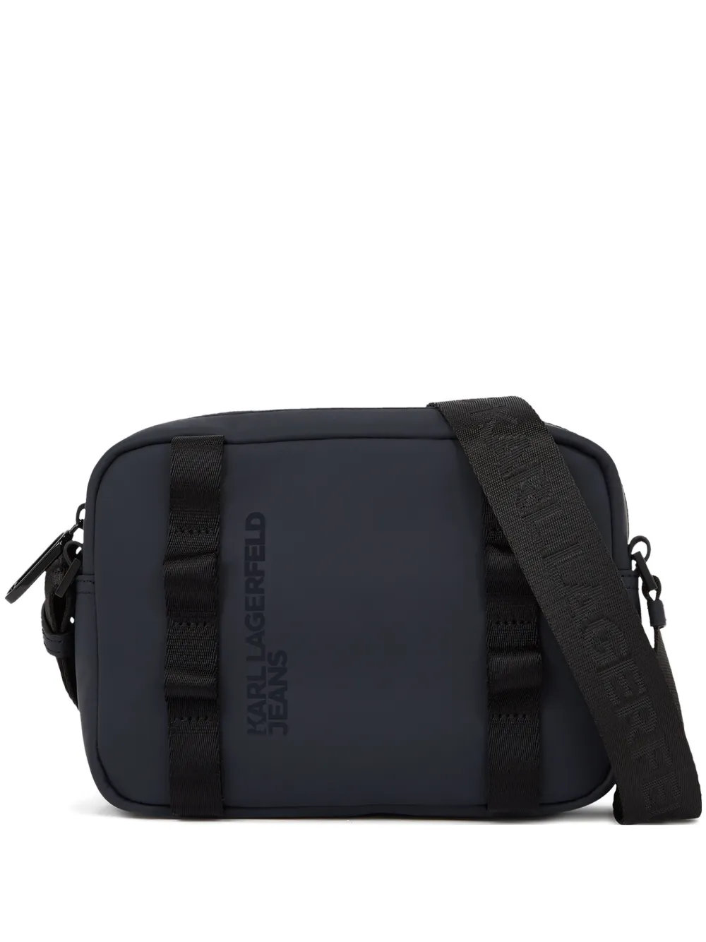 Karl Lagerfeld Jeans Borsa messenger con logo - Blu