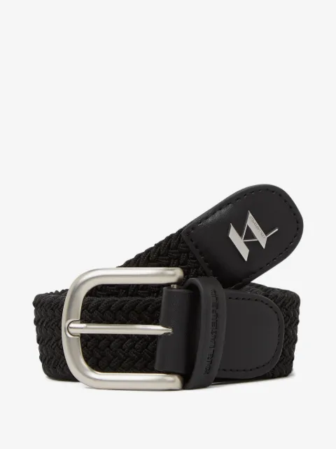 Karl Lagerfeld Gürtel mit Logo-Schild