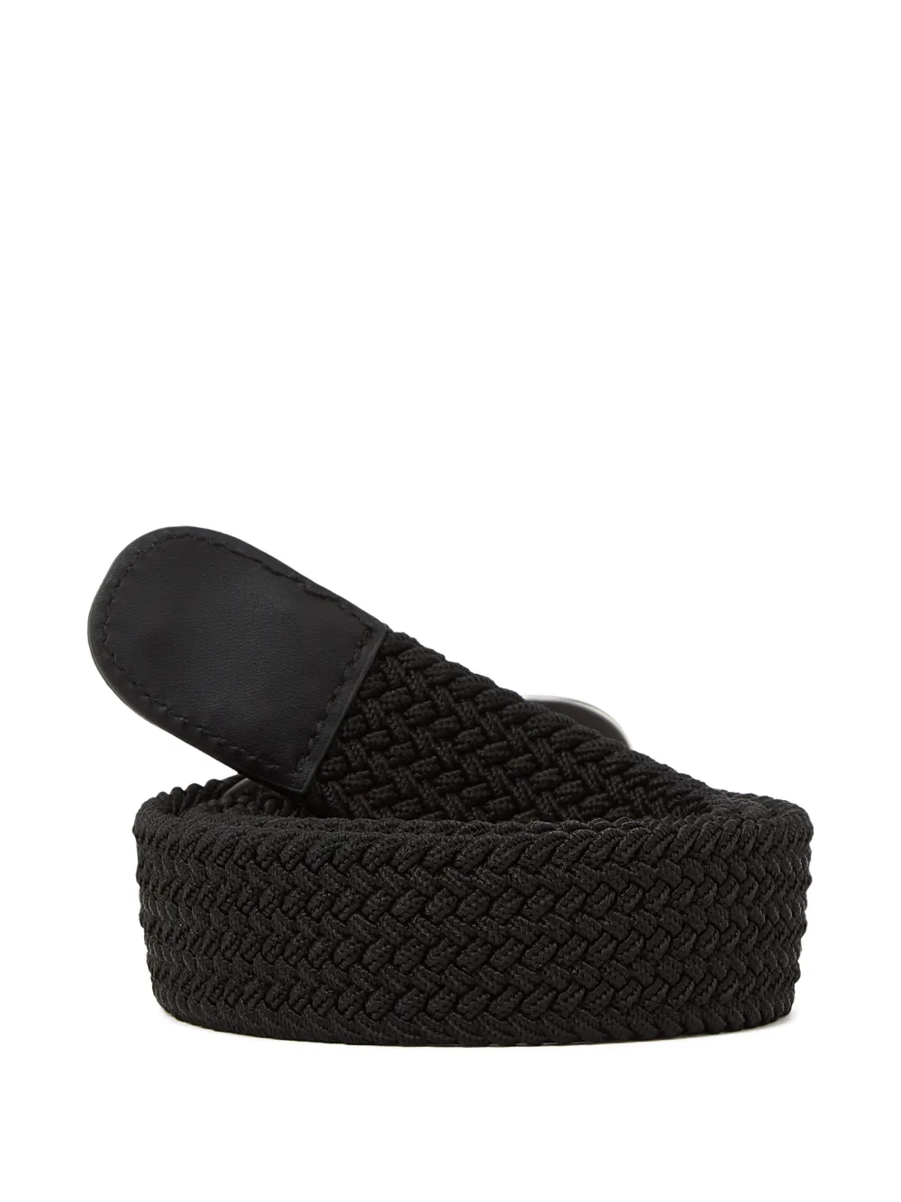 Karl Lagerfeld Riem met logoplakkaat en monogram Zwart