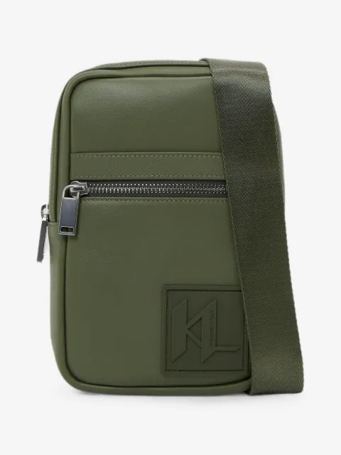 Karl Lagerfeld logo-patch shoulder bag 