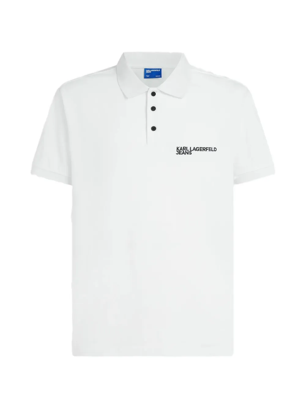 Karl Lagerfeld Jeans Katoenen poloshirt Wit