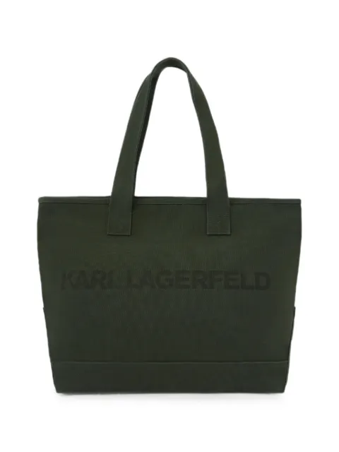 Karl Lagerfeld شنطة عملية بزينة شعار الماركة
